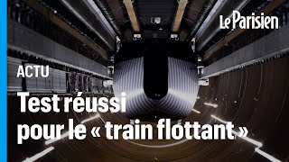 Hyperloop  premier lancement réussi d’une capsule de train magnétique aux PaysBas [upl. by Ott]