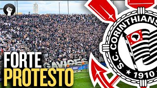 TORCIDA DO CORINTHIANS PROTESTA DENTRO DA NQA APÓS A DERROTA PARA O NOVORIZONTINO [upl. by Daron]