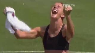 Brandi Chastain Historic World Cup Kick [upl. by Duncan]