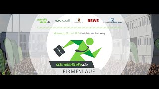 Zieleinlauf schnelleStellede Firmenlauf  28 Juni 2023 [upl. by Jennica]