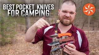 The Best Pocket Knives for Camping Hiking Bushcraft amp Survival at KnifeCentercom [upl. by Lerraf]