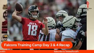 Atlanta Falcons Training Camp Day 3 and 4 Recap QB Kirk Cousins amp TE Kyle Pitts Connection [upl. by Tod241]