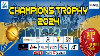 CHAMPIONS TROPHY  2024  12 TEAMS UNDERARM CRICKET TOURNAMENT  At AL FALAH GROUND  DAY01 [upl. by Yenmor794]