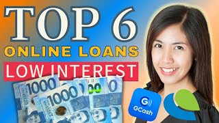 Top 6 Best Online Loan App with Low Interest 💸🤑😍  0 Interest Promo  Philippines [upl. by Twyla]