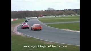 Reliant Scimitar racing at Snetterton  Clip 3 [upl. by Llerod]