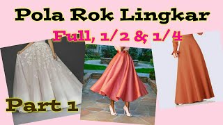 Tutorial Pola Rok Lingkar [upl. by Mortimer]