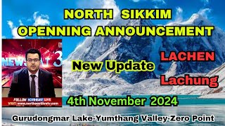 North Sikkim Update Gangtok Weather Today News for North Sikkim Opening NortheastLiveYT [upl. by Neirb713]