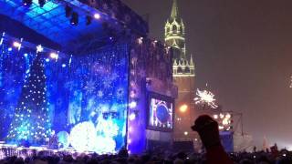 Новый Год 2011 Красная Площадь The Kremlin amp Red Square Moscow Russia [upl. by Ettenim301]