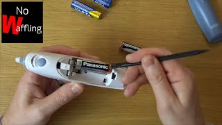 How to change batteries on a Braun thermometer  Thermoscan 6022 [upl. by Suissac]