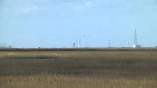 View of rocket launch from Chincoteague Island Va [upl. by Ahmar]