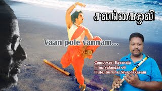 ilayaraja flute vaanpole salangaioli sagarasangamam kamalhaasan jayaprada [upl. by Nahtad]