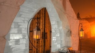 Quebec Ice Hotel [upl. by Goldston]