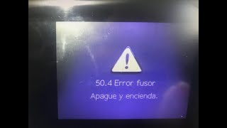 error de fusor 504 hp m521 [upl. by Alphonso141]