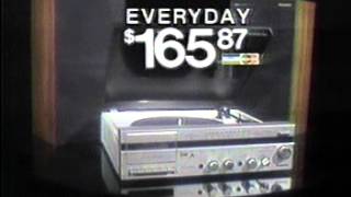 WalMart Sound Center 1982 TV commercial [upl. by Sorgalim]