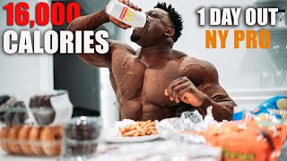 16000 CALORIE at 1 day out  NY pro [upl. by Camellia]