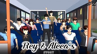 REY amp ALEEAS STORY 2  SAKURA SCHOOL SIMULATOR DRAMA [upl. by Madaih434]