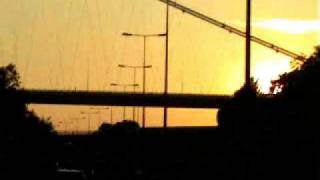 Most w Hull UK Humber Bridge in Hull UK [upl. by Ed]