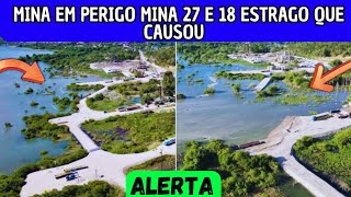 atenção catástrofe causada pela mineradora Braskem em Maceió mina 27 e 18 estrago [upl. by Hamnet]