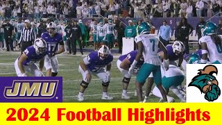 Coastal Carolina vs James Madison Football Game Highlights 10 10 2024 [upl. by Essyle]