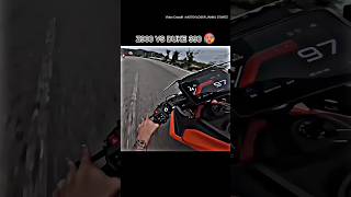 Z900 vs Duke390 🥵🥵 hyper rider motovlog duke390 shortvideo [upl. by Eekorehc]