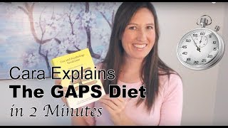 The GAPS Diet Explained in 2 Minutes [upl. by Milissent440]