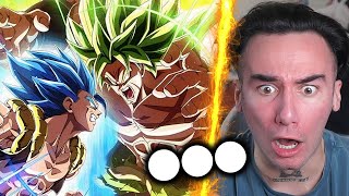 Non Dragon Ball Fan Reacts to GOJETA vs BROLY [upl. by Ogata]