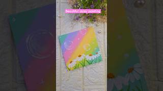 Beautiful daisy flower painting 🌼 shorts shortvideo painting acrylicpainting paintingtutorial [upl. by Tamas]