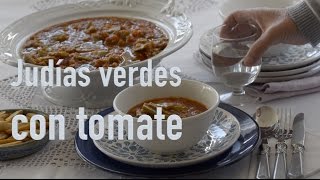 Judías verdes con tomate en olla rápida WMF [upl. by Aracaj142]