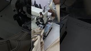 Jeans pant ka belt kaise banta hai overlocksewingmachine [upl. by Peedus1]