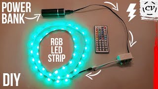 How To Power LEDs With A Power Bank 5V To 12V [upl. by Margaretha]