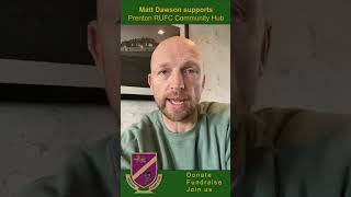 Prenton RUFC CrowdFunder Matt Dawson [upl. by Sihunn]