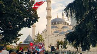 Tirane  Xhamia e Namazgjasë Rama dhe Erdogan  Shqiperine e Ri Mori Turku tirana albania [upl. by Areema]