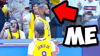 Meeting LeBron amp Bronny James [upl. by Fosdick]