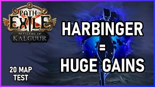 PoE 325 Is Harbinger Still the Currency King  20 Map Test  Settlers of Kalguur [upl. by Eamon506]