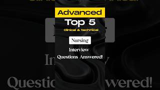 5 Nursing Interview Questions amp Answers for Clinical amp Technical Positions in India [upl. by Mastrianni93]