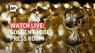 Watch as Golden Globe Awards winners answer questions backstage  LIVE [upl. by Leacock]