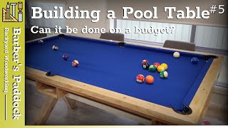 Building a Pool Table  Billiard Table top [upl. by Zrike]