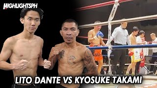 Dec 2 2023  Lito Dante vs Kyosuke Takami 高見享介  FULL FIGHT HIGHLIGHTS [upl. by Oberheim]