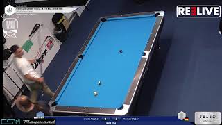 Lichko Valchev vs Thomas WeberDIENSTAGSTURNIER 10BALL 8102024 [upl. by Yrocaj]