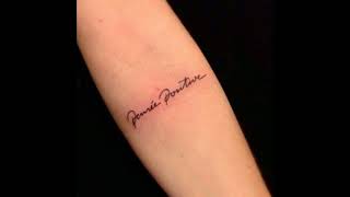 Tatuagens escritas trechos e frases para inspirar sua tatuagem [upl. by Glantz]