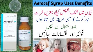 Aerocef Syrup Uses In Urdu  Aerocef Syrup 100mg Side Effects In Urdu [upl. by Arzed467]