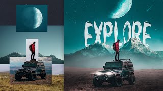 The Making of PhotoManipulation Explore  Photoshop Compositing Tutorial [upl. by Akiemehs70]