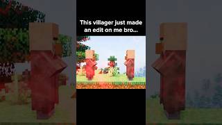 Minecraft villager moment  credit NotVixios [upl. by Namijneb492]