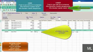 Tutoriales de contabilidad y contaplúsCómo contabilizar una compra con anticipo sin IVA22 [upl. by Neeli]