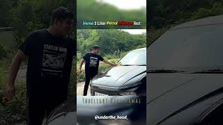 Verna 1 Liter Petrol Mileage Test🔥 shorts viralvideo trending cars automobile information [upl. by Henryetta]