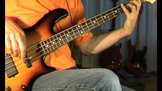 The Bee Gees  Staying Alive  Bass Cover [upl. by Venus]