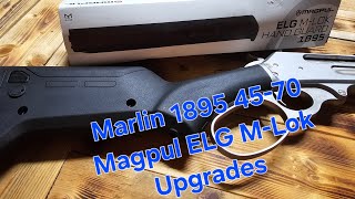 Marlin 1895 4570 Magpul ELG MLok Upgrades [upl. by Mahgem]