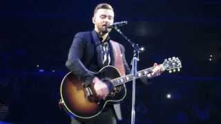 Justin Timberlake  Not A Bad Thing  Live at The Barclays Center [upl. by Strohben]