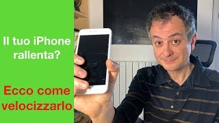 Il tuo iPhone rallenta Come rendere ogni iPhone più VELOCE Resettare la RAM [upl. by Pine334]