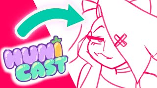 💕 WATCH ME WORK On My Next HuniCast Animatic  Timelapse Pt1 art speedpaint 💕 [upl. by Bijan]